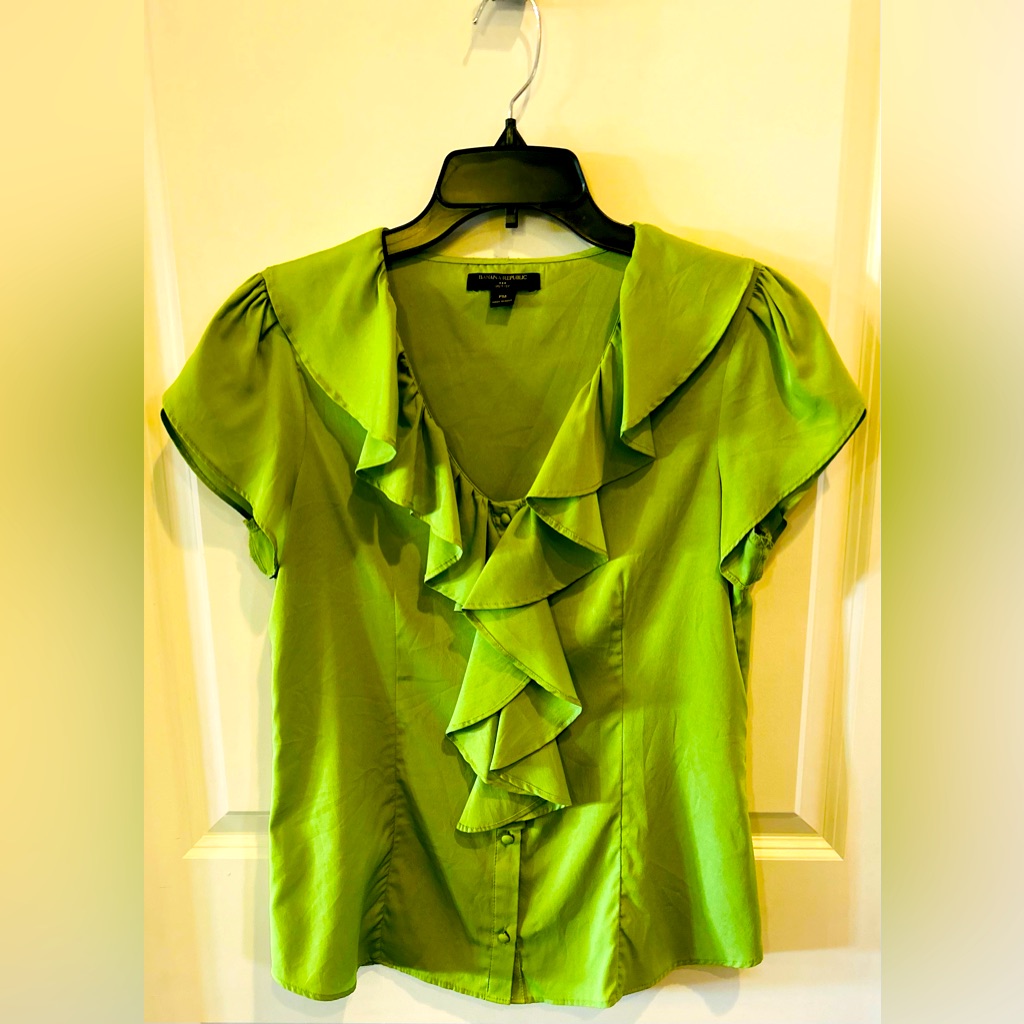 Lime Green Blouse